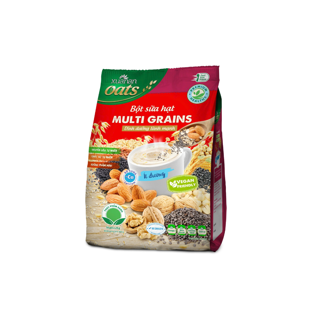 Bột Sữa Hạt Multi Grains Túi 400g (25g x 16 gói)